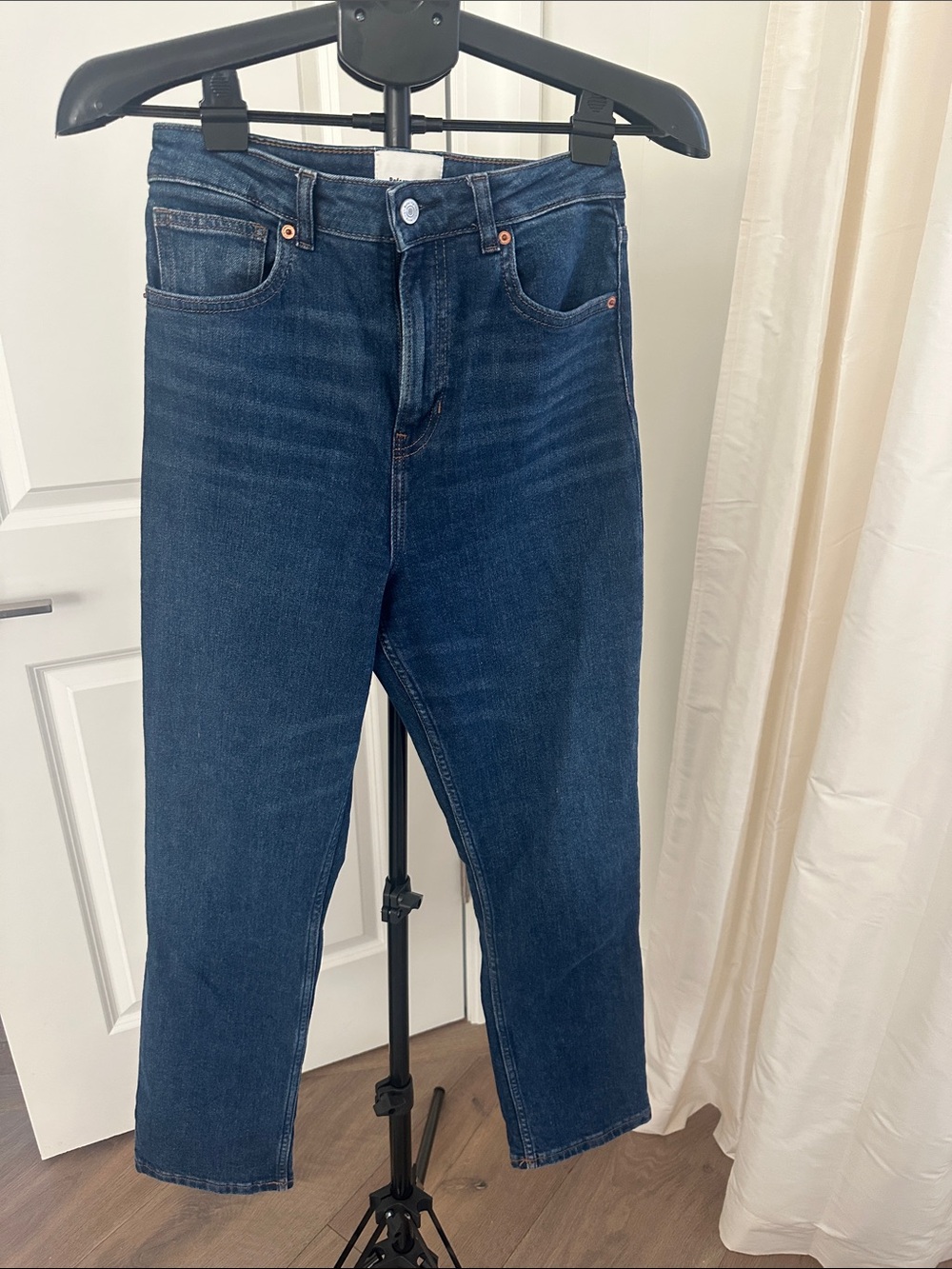 Reformation Cynthia High Rise Jeans in Deep Indigo